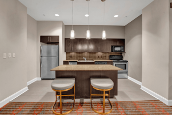 Clubroom w/ kitchen and pool table